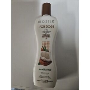 Silk Therapy with Natural Coconut Oil Conditioner, For Dogs, 12 fl‎ oz (355 ml)